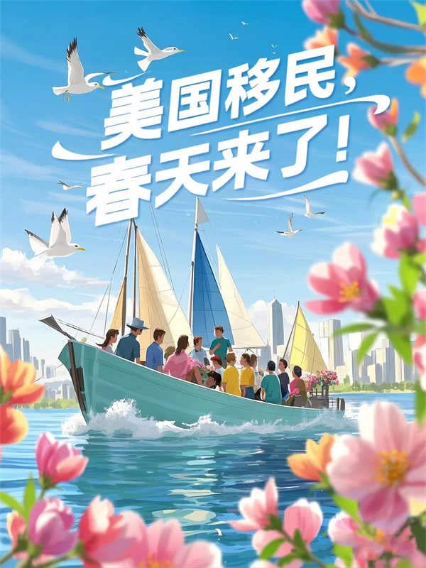 美國移民，春天來了！