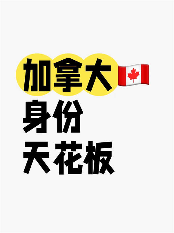 加拿大身份！這4種待遇差別居然那么大！