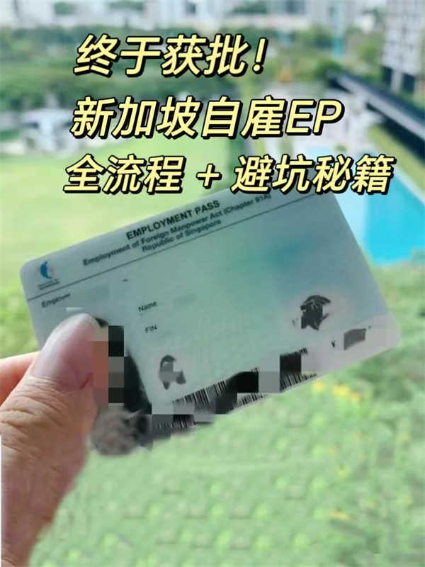 剛獲批新加坡自雇EP，全流程+避坑秘籍大放送