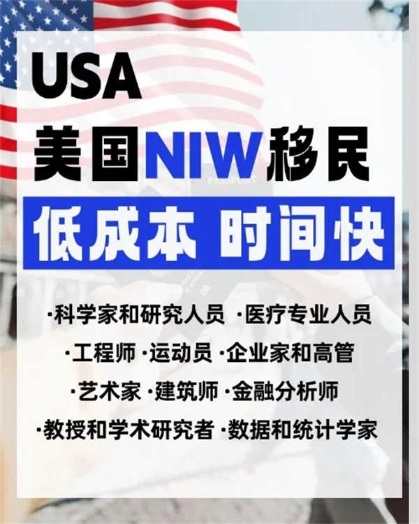 美國移民想成本低時間快？那就選NIW！